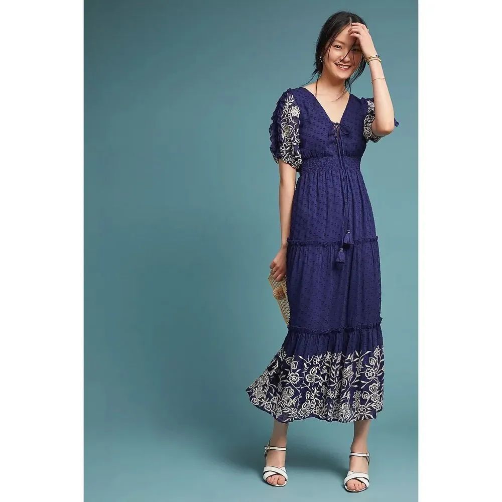 Anthropologie Overture Maxi Dress